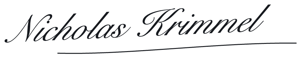 Unterschrift Nicholas Krimmel