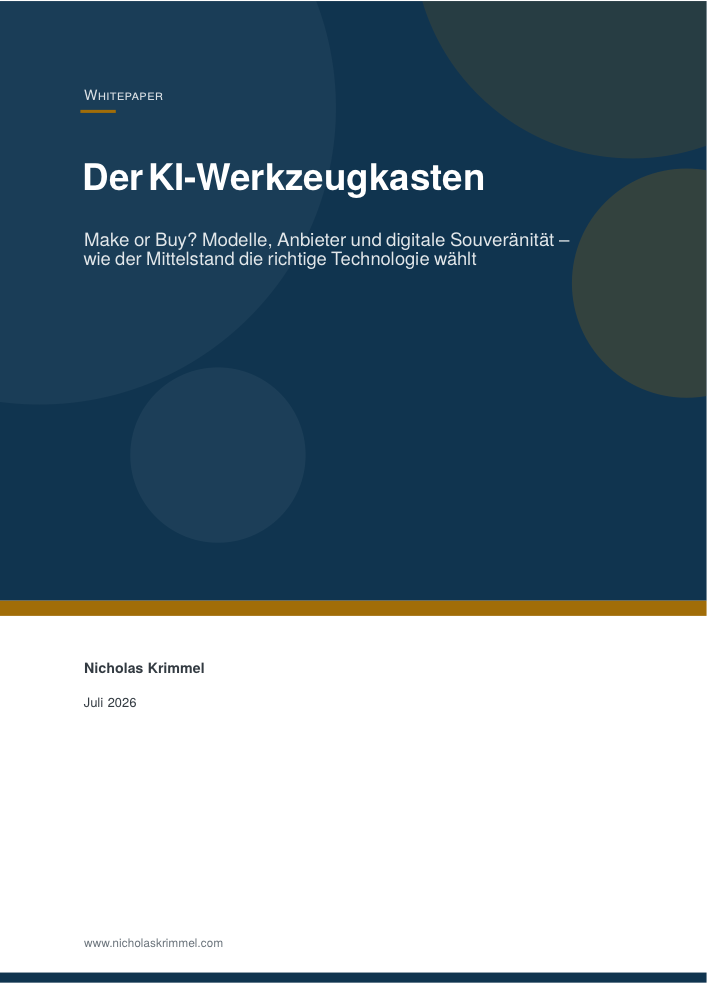 Cover: Der KI-Werkzeugkasten