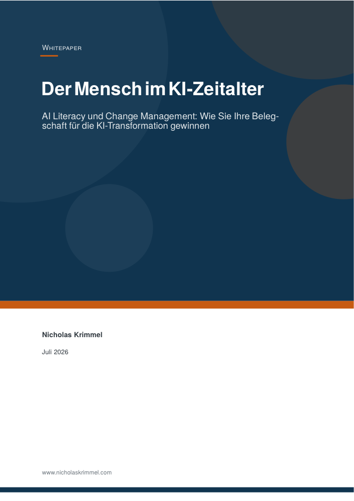 Cover: Der Mensch im KI-Zeitalter