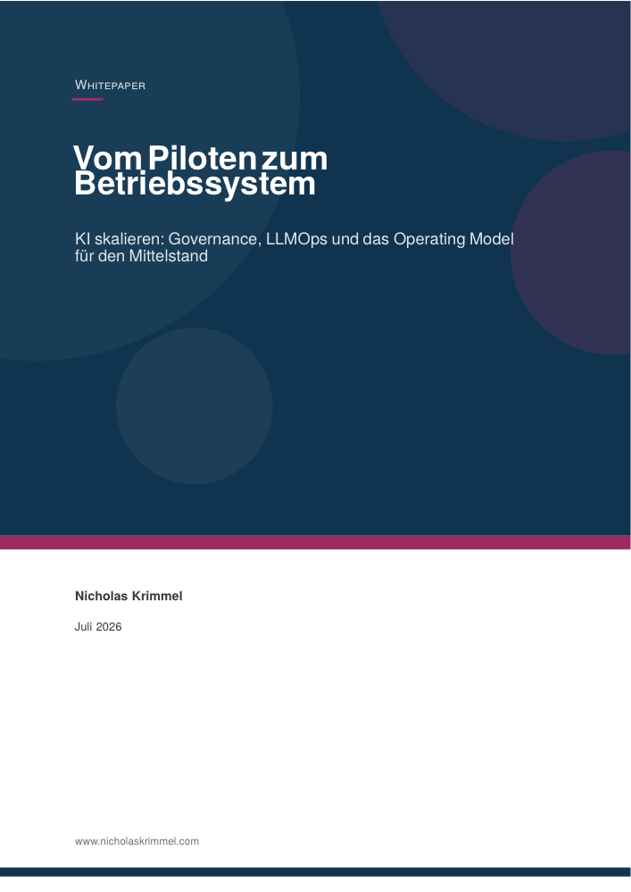Cover: Vom Piloten zum Betriebssystem